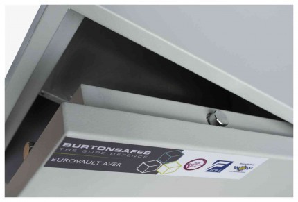Burton Aver S2 1E Insurance Approved Electronic Security Safe - door bolts