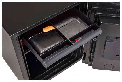 Phoenix Spectrum Plus LS6011FB Titanium Black Luxury Fire Security Safe drawer