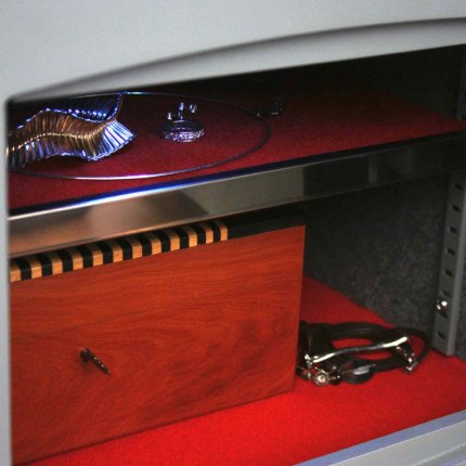Digital Security Safe - Securikey Mini Vault Silver 3E - interior
