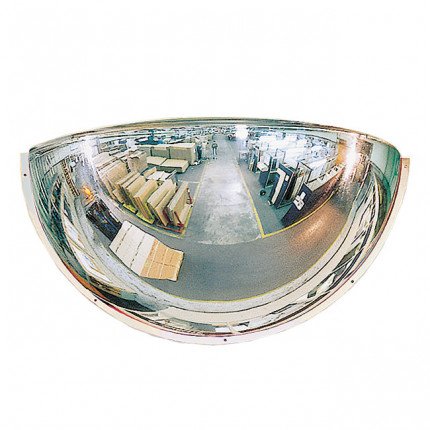 Plexiglass 1/2 Dome Convex Wall Safety Mirror - Vialux 80cm