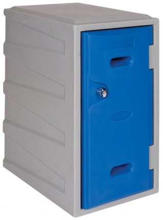 G Force LK02 600mm High Weatherproof Plastic Locker - Blue