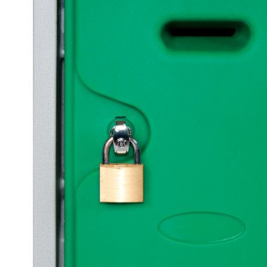 G Force LK03 Weatherproof Plastic Locker - Latch Lock with padlock