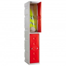 Probe UltraBox 2 Door Plastic Locker - Red 