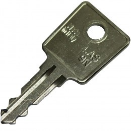 Replacement Key for Ronis LH Series Locks - Key Series LH01-L