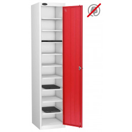 Probe Laptop Storage Locker 10 Compartments 380x460 - Red