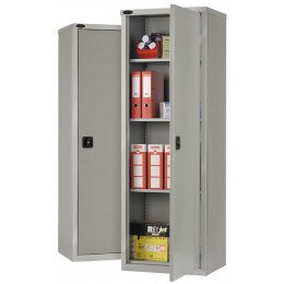 Probe SLC702418 Industrial Slim Steel Cabinet 610x460 - All Silver Grey