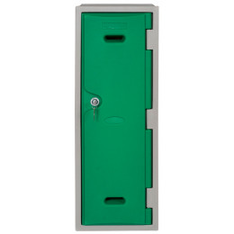 G Force LK03 Large 1 Door Weatherproof Plastic Locker - Green