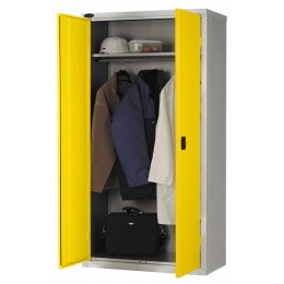 Probe WAR703618 Industrial Double Door Wardrobe 915x460 yellow