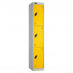 Probe Expressbox 3 Door Locker Padlock Hasp Yellow