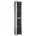  Probe 2 Door High Steel Storage Locker Padlock Hasp Lock - black door