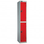  Probe 2 Door High Steel Storage Locker Padlock Hasp Lock - red door