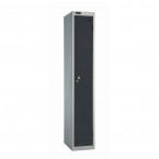  Probe 1 Door High Steel Storage Locker Padlock Hasp Lock - Black door