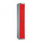   Probe 1 Door High Steel Storage Locker Padlock Hasp Lock - Red door