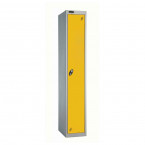  Probe 1 Door High Steel Storage Locker Key Locking yellow