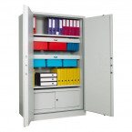 Chubbsafes Archive 880 showing optional internal cupboard and lateral filing