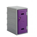 G Force LK02 600mm High Weatherproof Plastic Locker - Purple