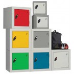Probe 1 Door Padlock Latch Locking Small Modular Cube Lockers are ideal for primary schools