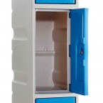 Probe UltraBox Weather Resistant 3 Door Plastic Locker door open