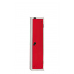 Probe Low Height 1 Door Steel Key Locking Storage Locker red
