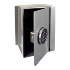 Churchill Magpie M4 wall safe with a Digital Lock Option with door ajar