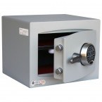 Digital Security Safe - Securikey Mini Vault Silver 1E - door ajar