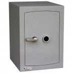 Key Lock Security Safe - Securikey Mini Vault Silver 2K - door closed