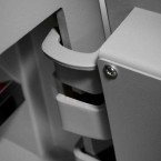 Digital Security Safe - Securikey Mini Vault Silver 1E - door hinges