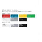 Probe Colour range for lockers