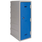 G Force LK03 Large 1 Door Weatherproof Plastic Locker - Blue