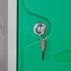 G Force LK01 Weatherproof Plastic Locker - Key Lock