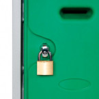 G Force LK01 Weatherproof Plastic Locker - Latch Lock with padlock