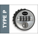 Probe Type P Reprogrammable 4 digit Combination Lock