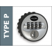 Probe Type P Reprogrammable 4 Digit Mechanical Combination Lock
