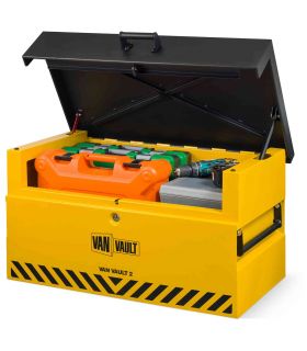 Van Vault 2 New Vehicle Storage Box - Security Tested - lid open