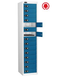 Probe LAPBOX Charging Laptop 15 Doors Combination Locking Locker - blue