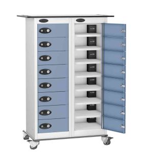 Probe TABBOX 16 Door Charging Storage Trolley in ocean