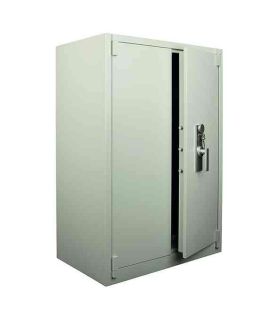 Dera 1200 2 Door Fireproof Security Filing Cupboard door ajar