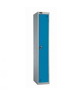  Probe 1 Door High Steel Storage Locker Key Locking blue