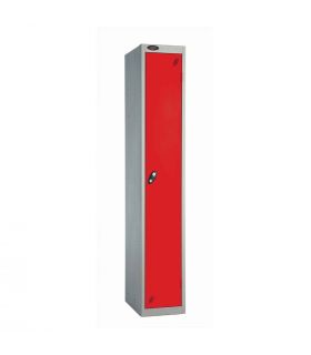   Probe 1 Door High Steel Storage Locker Padlock Hasp Lock - Red door