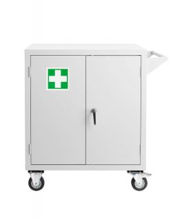 Bedford 81FA996 Heavy Duty Mobile Steel First Aid Cabinet 