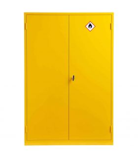 Wide Flammable Welded COSHH Cabinet - Bedford 88F824 - Doors Closed