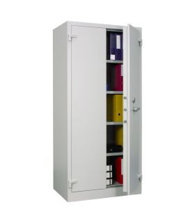 Chubbsafes Archive 640 Large Fire Security Cabinet door open with files