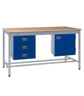 Probe HAZ-A Hazardous High Double Door Steel Cabinet - doors open