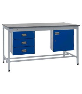 Probe HAZ-A Hazardous High Double Door Steel Cabinet - doors open