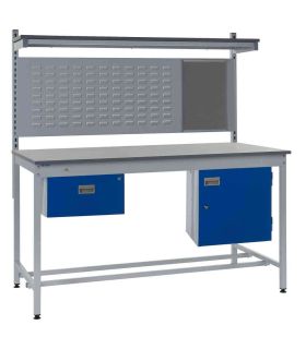 Probe HAZ-A Hazardous High Double Door Steel Cabinet - doors open