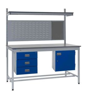 Probe HAZ-A Hazardous High Double Door Steel Cabinet - doors open