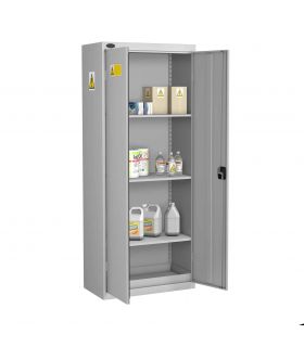 Probe GEN-Q COSHH High Double Door Steel Cabinet - doors open