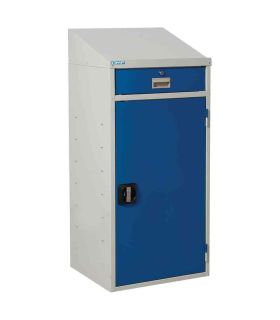 Bedford 88BDU1 Welded 2 Drawer Steel Sloping Top Desk Cabinet 