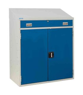 Bedford 88BDU1 Welded 2 Drawer Steel Sloping Top Desk Cabinet 
