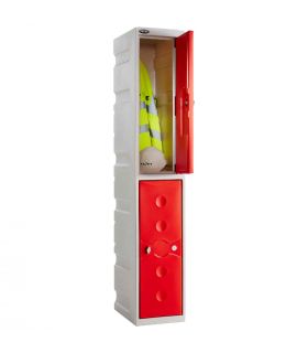 Probe UltraBox 2 Door Plastic Locker - Red 